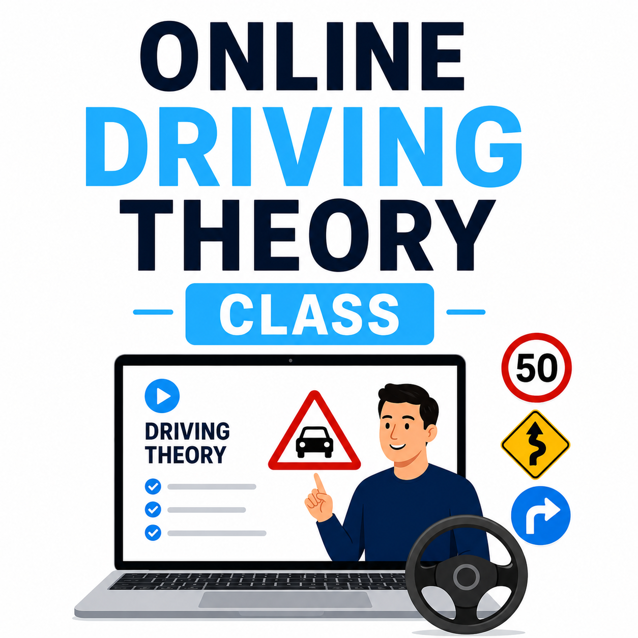 Driving theory Online class in Nepali.